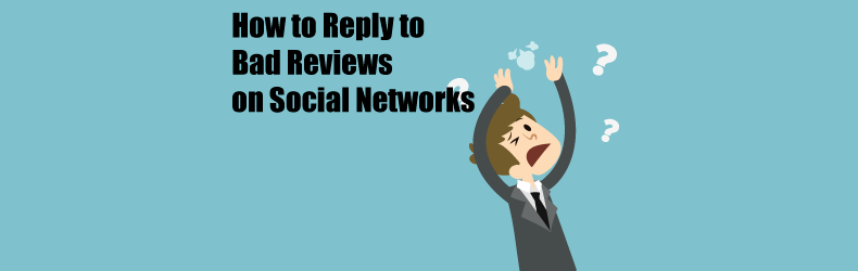 response on negative reviews on social media